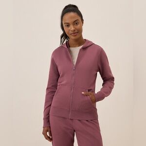 Like-New Pact Cloud Brushed Fleece Zip Hoodie